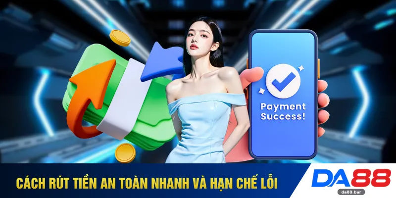 Rút Tiền DA88 - Duyệt Lệnh Siêu Nhanh Nhận Tiền Tức Thì 4 Cách rút tiền an toàn nhanh và hạn chế lỗi